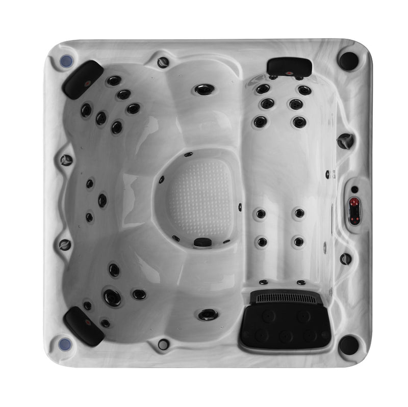 Winnipeg 5-6 Person Plug & Play Hot Tub | 35 Jets, Lounger, LED Lighting, Aromatherapy & Bluetooth