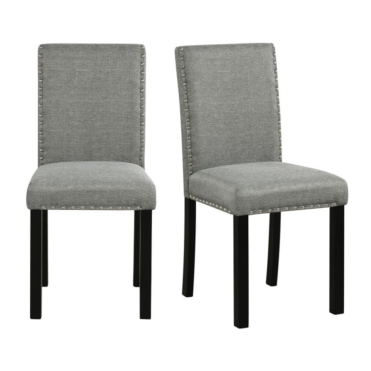 Wooden Dining Chairs Set of 2 with Bent Wood Legs