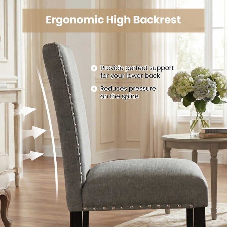 Wooden Dining Chairs Set of 4 with Bent Wood Legs