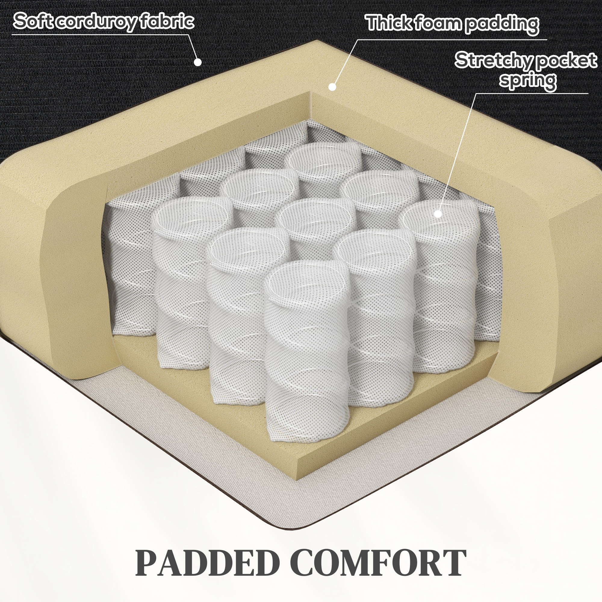 HOMCOM Lift Chair for Seniors, Microfibre Upholstered Power Recliner Chair with Remote, Quick Assembly, Black