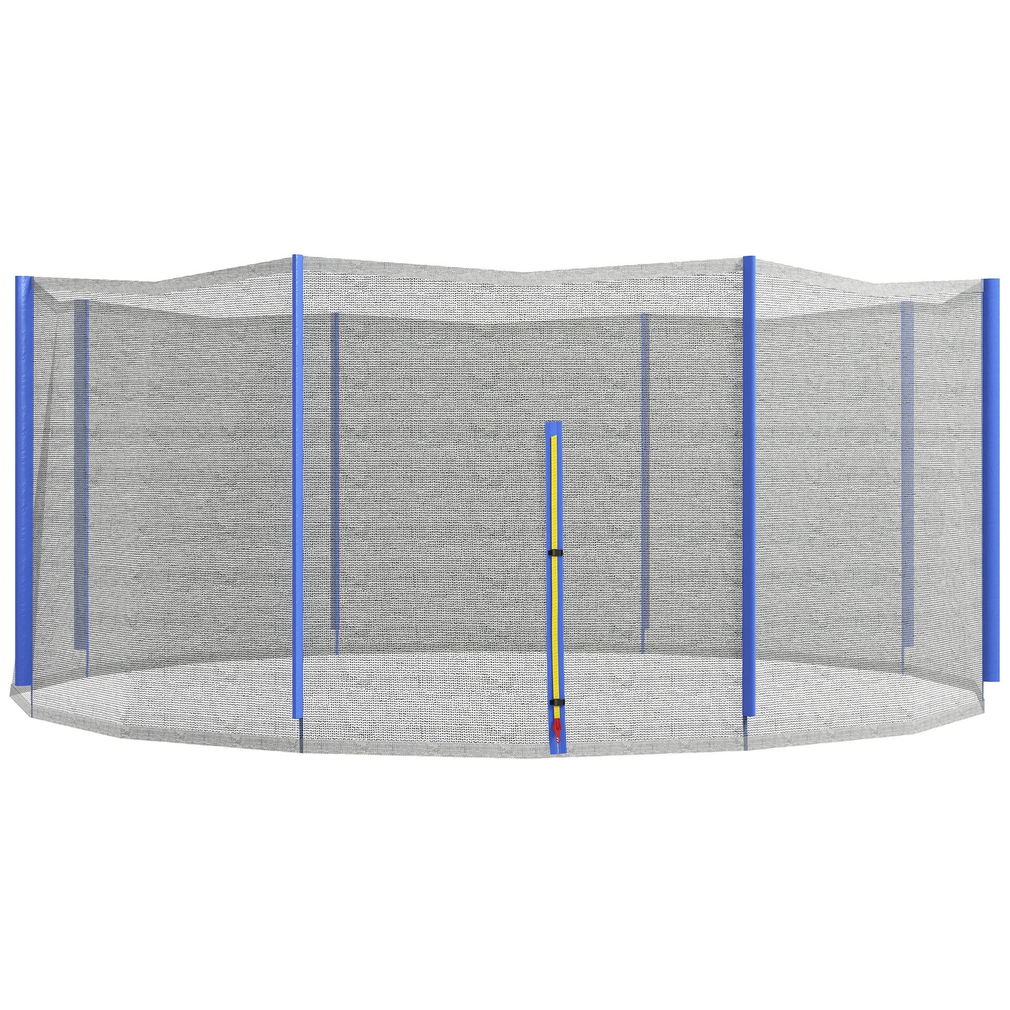 Soozier Trampoline Safety Net Enclosure for 14ft Round with 8 Straight Poles Black Poles Not Included