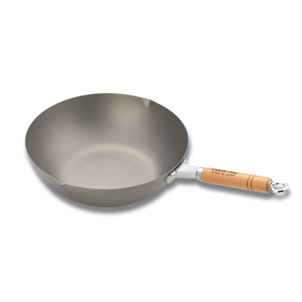 Yoshikawa Cook-Pal Titanium Wok 30cm | Japanese Titanium Cookware
