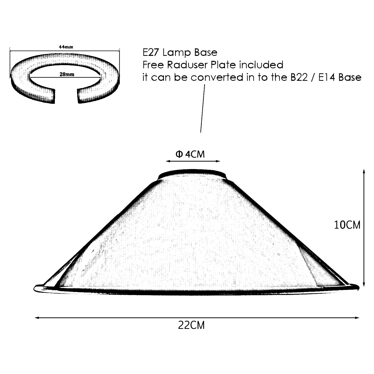 Vintage Retro Easy Fit Lamp Shades Yellow ~ 1962