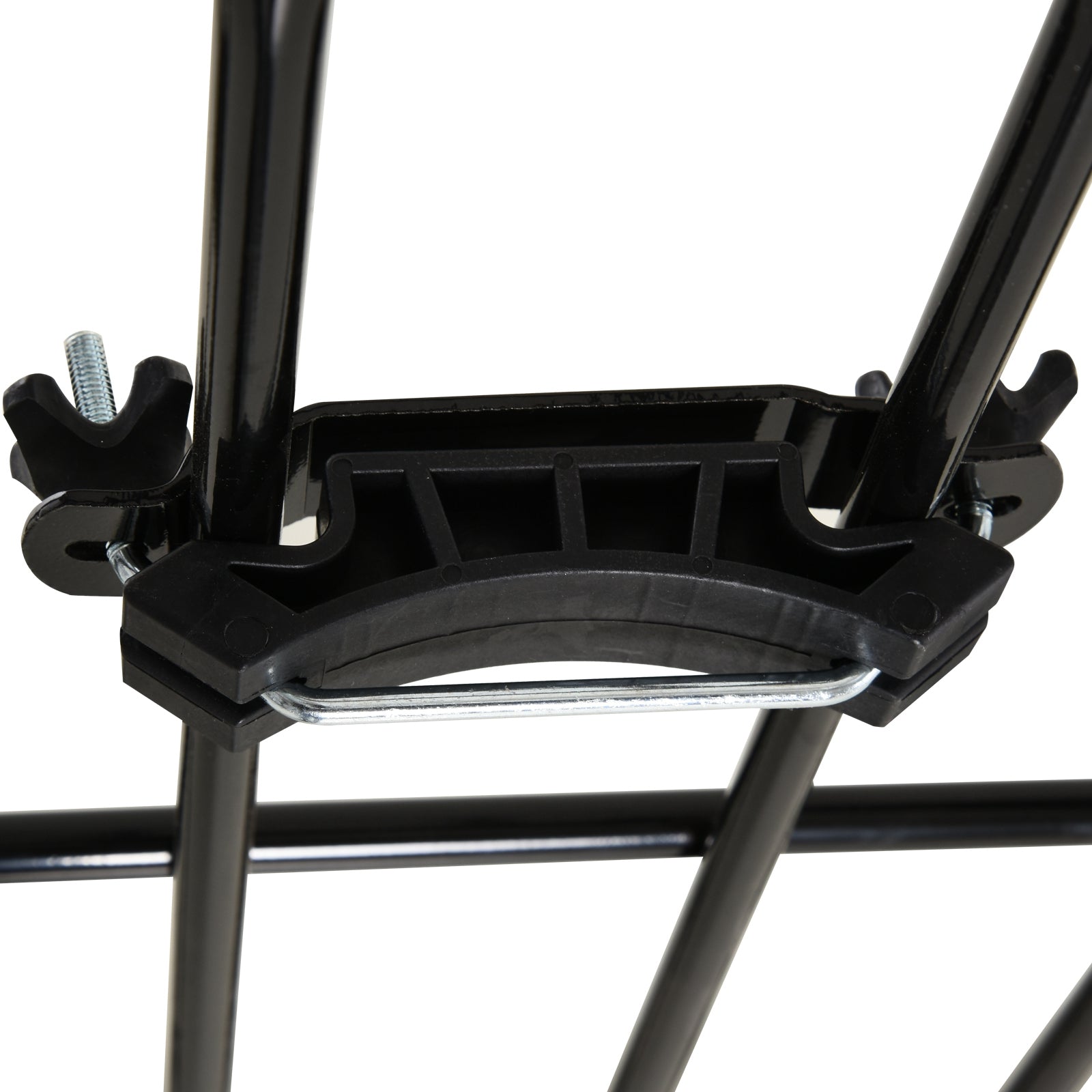 HOMCOM Adjustable 64"/43" x 39" Car Roof Rack Universal Rooftop Cargo Carrier with U-bolts 220 lbs Load Capacity