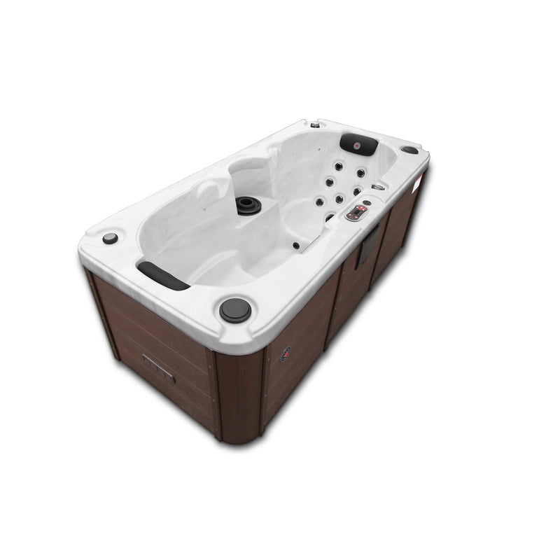 Yukon 2-Person Plug & Play Hot Tub | 16 Jets, LED Lighting, Aromatherapy & Bluetooth