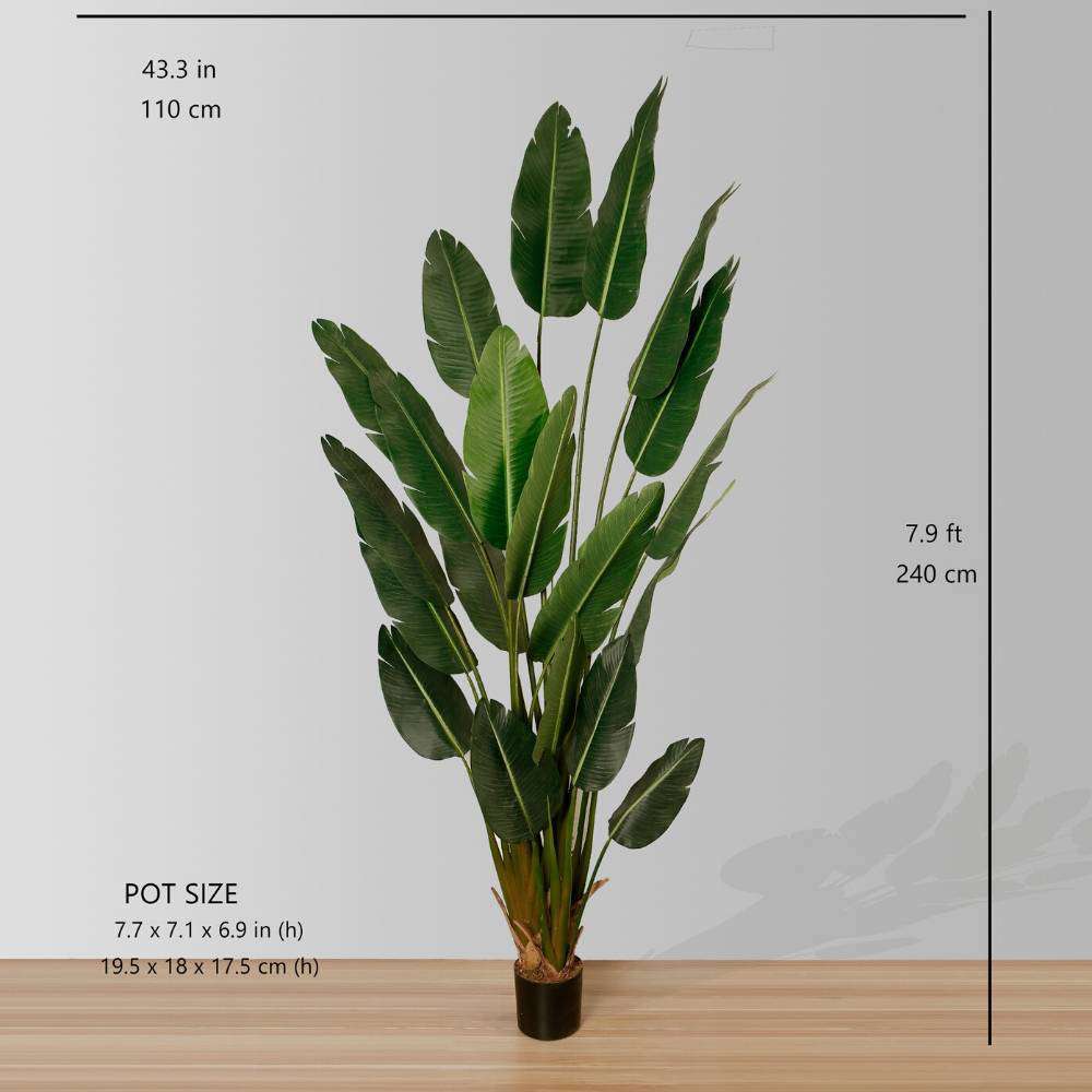 Zapo Artificial Bird Of Paradise Potted Plant (Multiple Sizes)