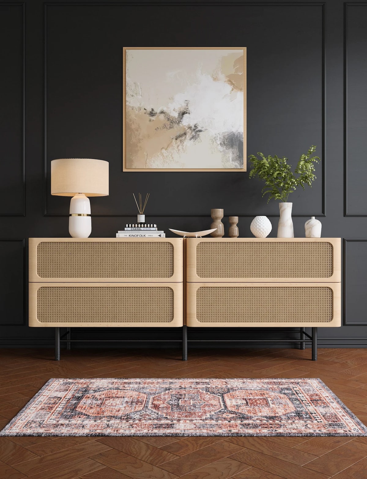 Zenda Rose Purple Rug