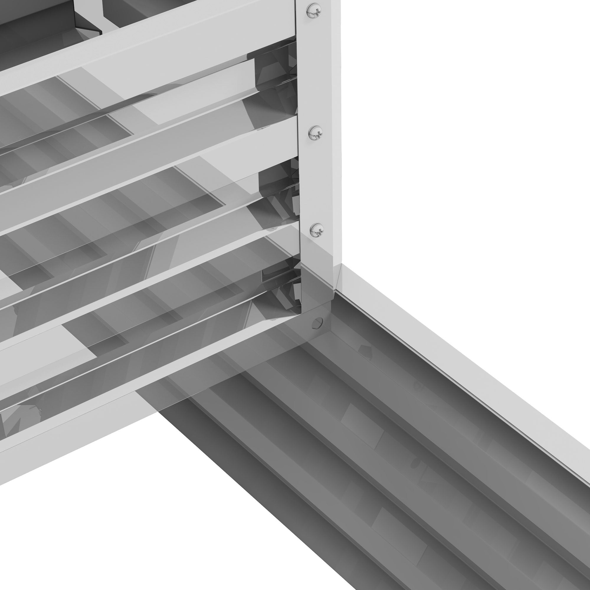 Outsunny Galvanized Steel 2-Tier Raised Garden Bed - Perfect for Vegetables, Flowers, Herbs, 47"x40"x23", Silver