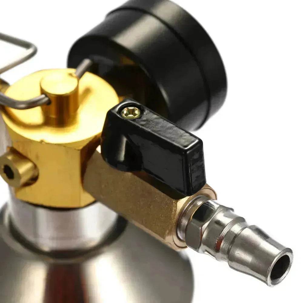 Automotive Air Conditioner System Flush Canister Gun Kit Pipe Maintenance Bottle