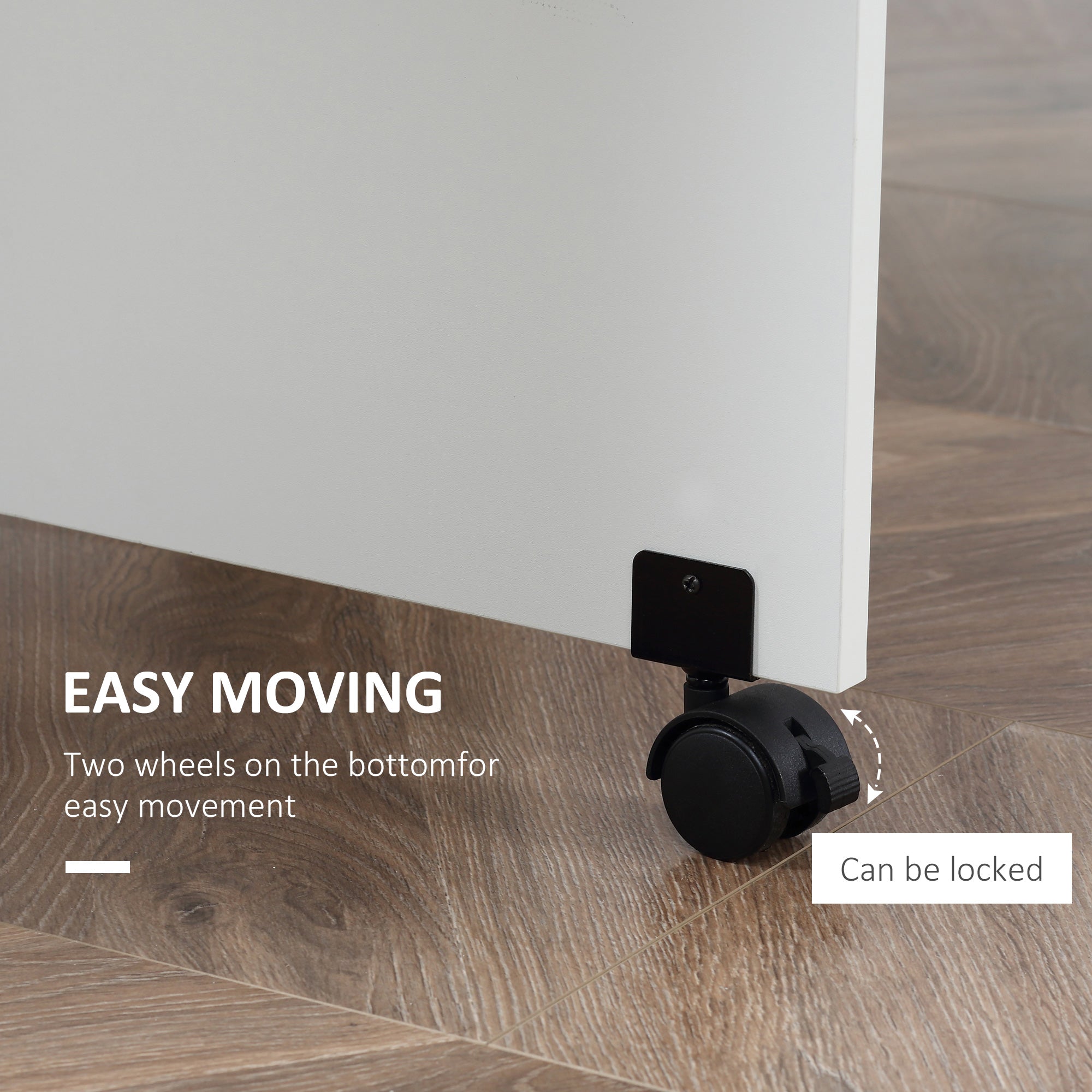 HOMCOM Drop Leaf Table Folding Dining Table Multifunctional Expandable with 2 Shelves