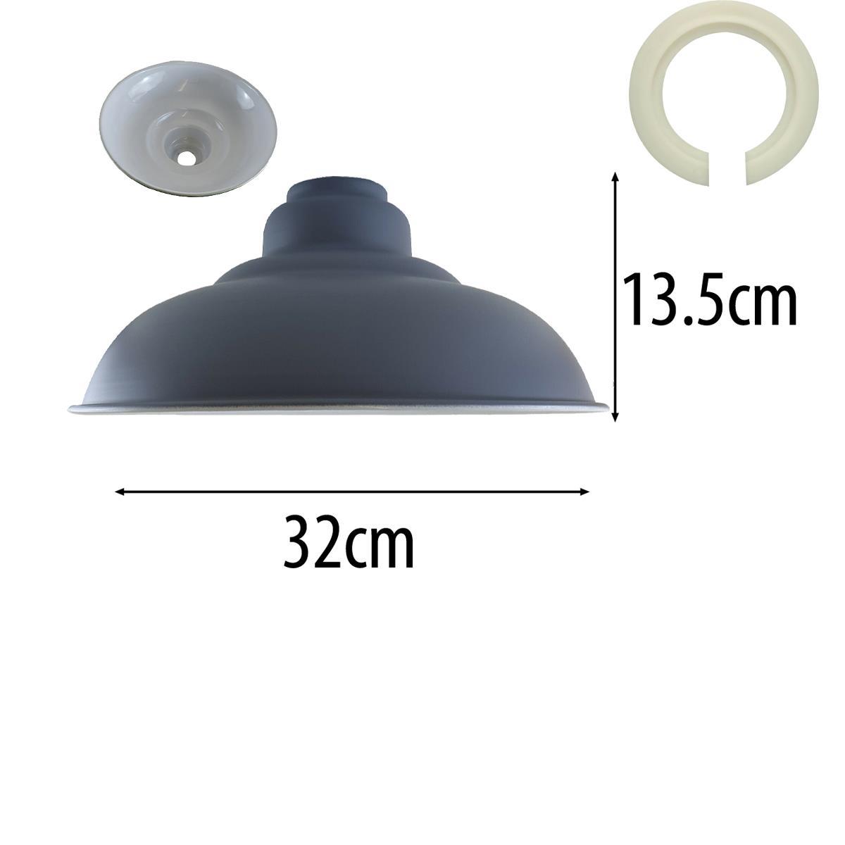 Industrial 320mm Wide Curvy Lamp Shades~1055
