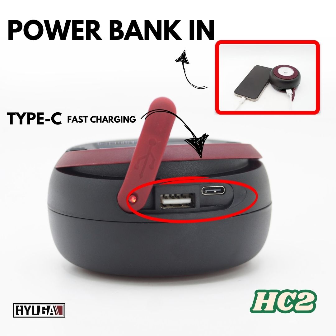 HYUGA Solar Camping Lantern, Collapsible Rechargable LED Light with Hanging Hook, LED Portable camping lamp Type-C Power Bank for Outdoor, Camping, Tent, Hiking, Power Outages, Emergency Charger for Phone