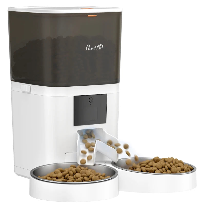 Automatic Cat Feeder with App Control Smart Cat Food Dispenser 10s Voice Recorder 6L