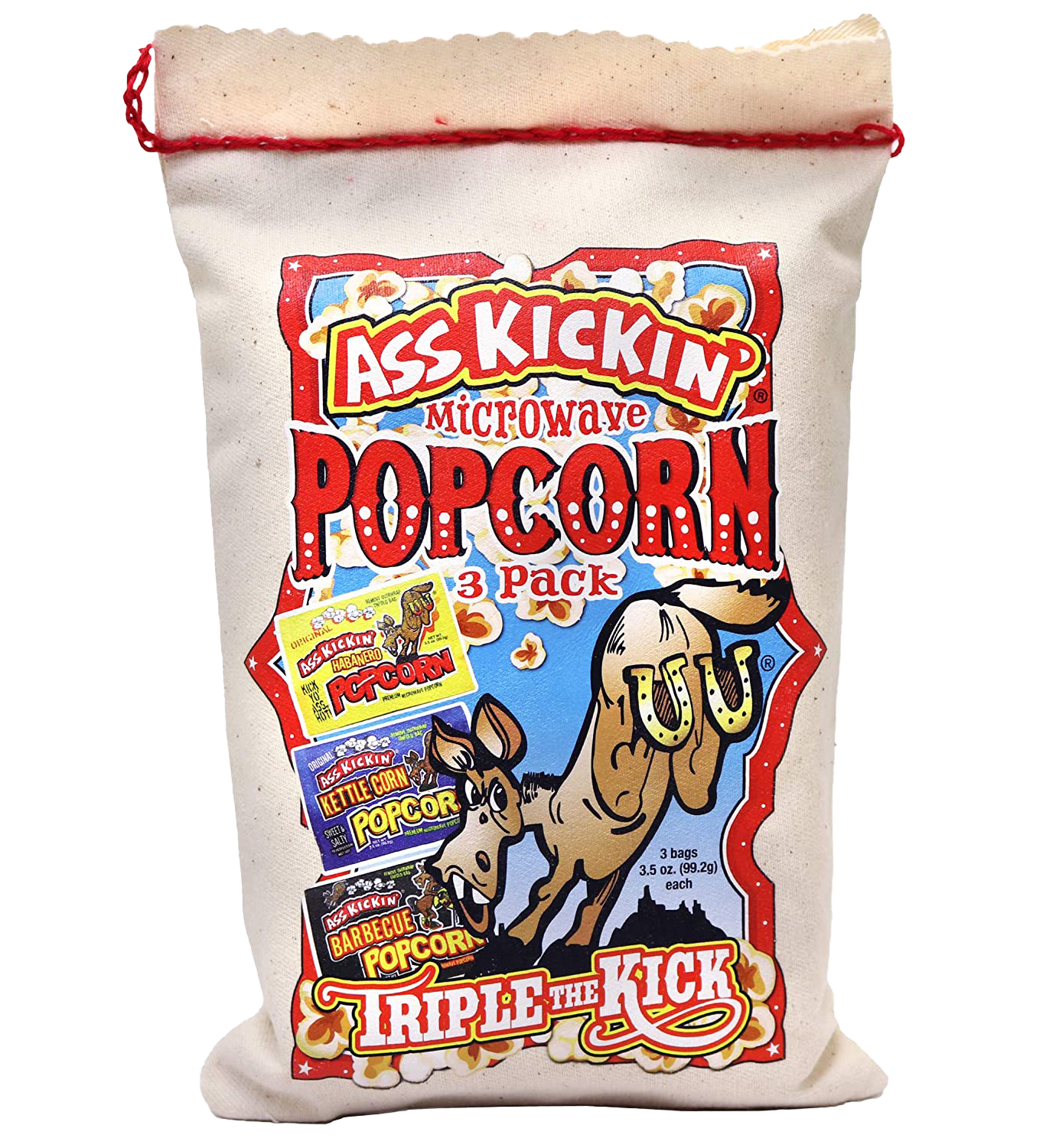 Ass Kickin’ Popcorn 3 Pack Assortment