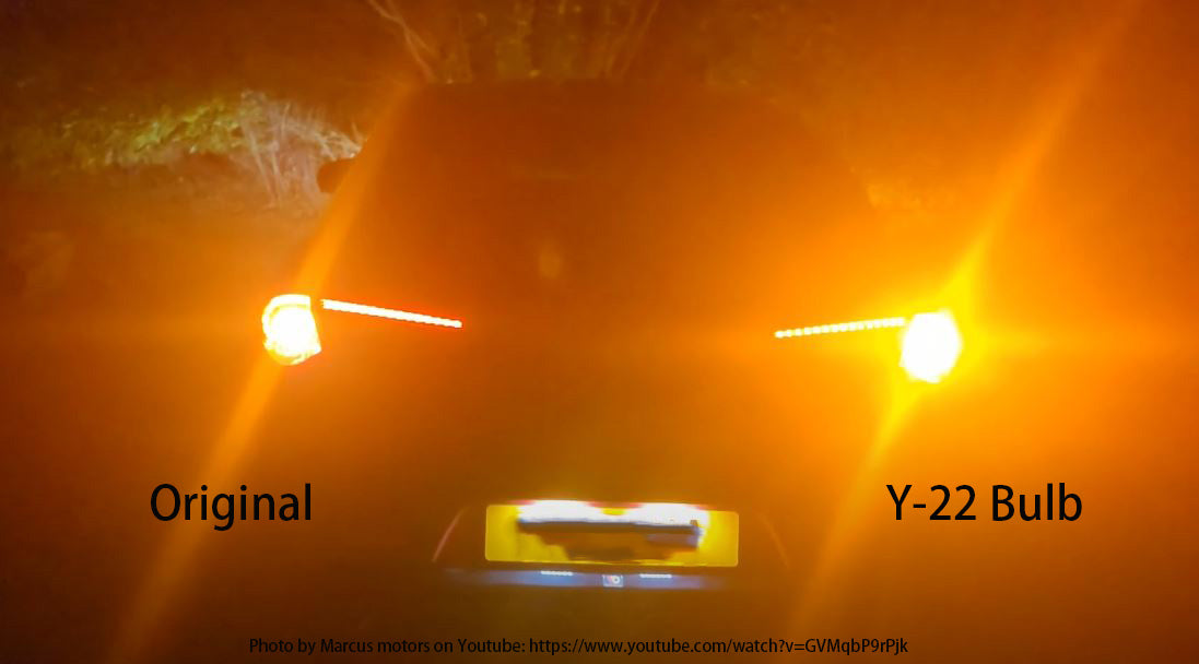 Y-22 LED Rear Indicators Turn Signal Light Amber Orange fit for Alfa Romeo Giulietta Giulieta (Anti Hyper Flash)-(Pack of 2)