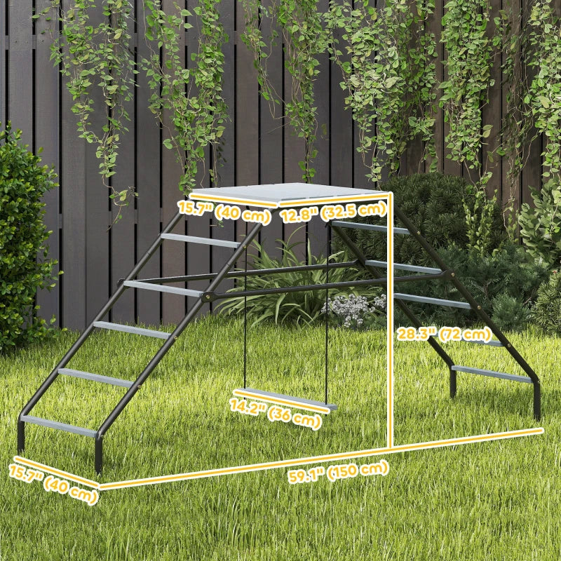 Chicken Coop Perches with Swing, Chicken Run Accessories Toy for Healthy & Happy, for Backyard Farm