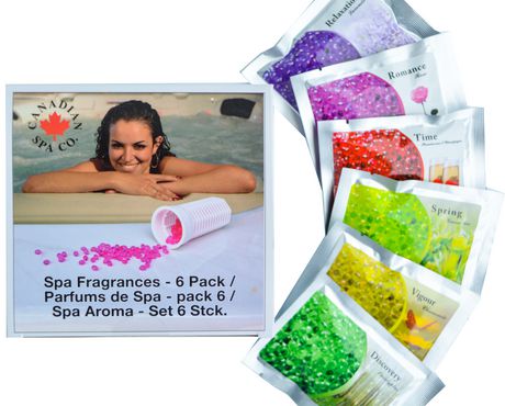 Canadian Spa Aromatherapy 6-Pack | Scented Beads for Hot Tubs & Spas, Relaxation & Mood Enhancement