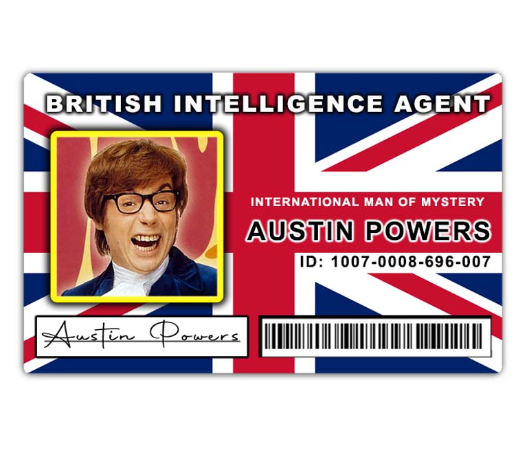 Austin Powers ID Card