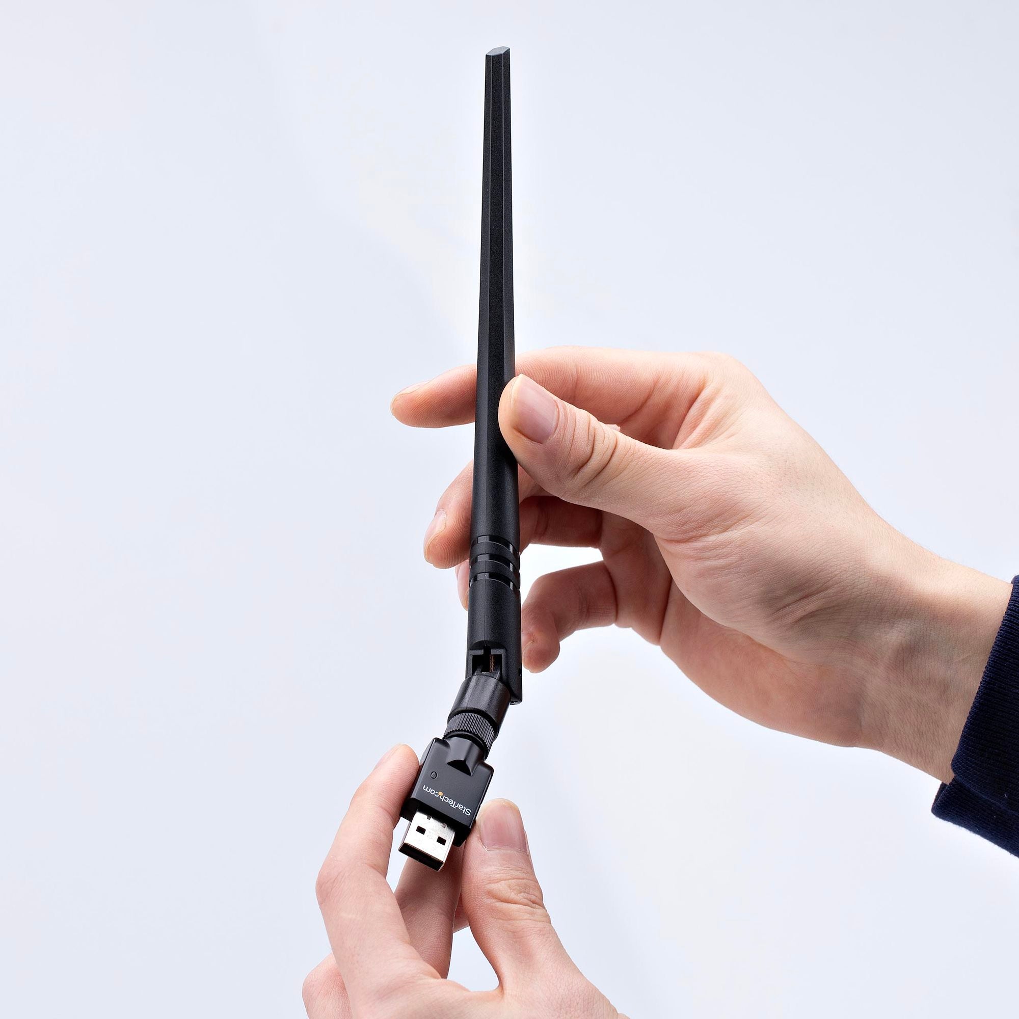 USB Bluetooth 5.3 Class 1 Adapter Dongle for PC/Laptop, Long-Range Connectivity for Keyboard, Mouse, Audio Streaming and PAN Networking, Windows/Linux