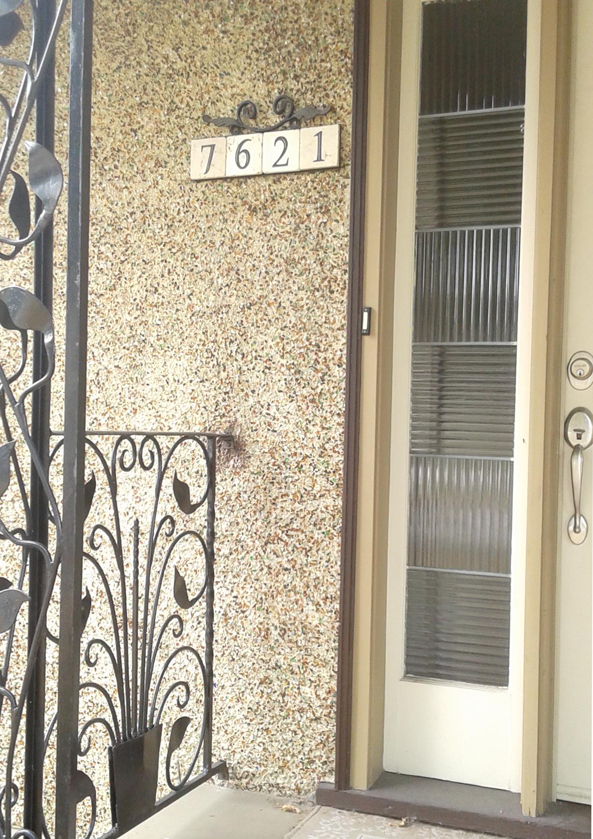 3, classic marble number tile