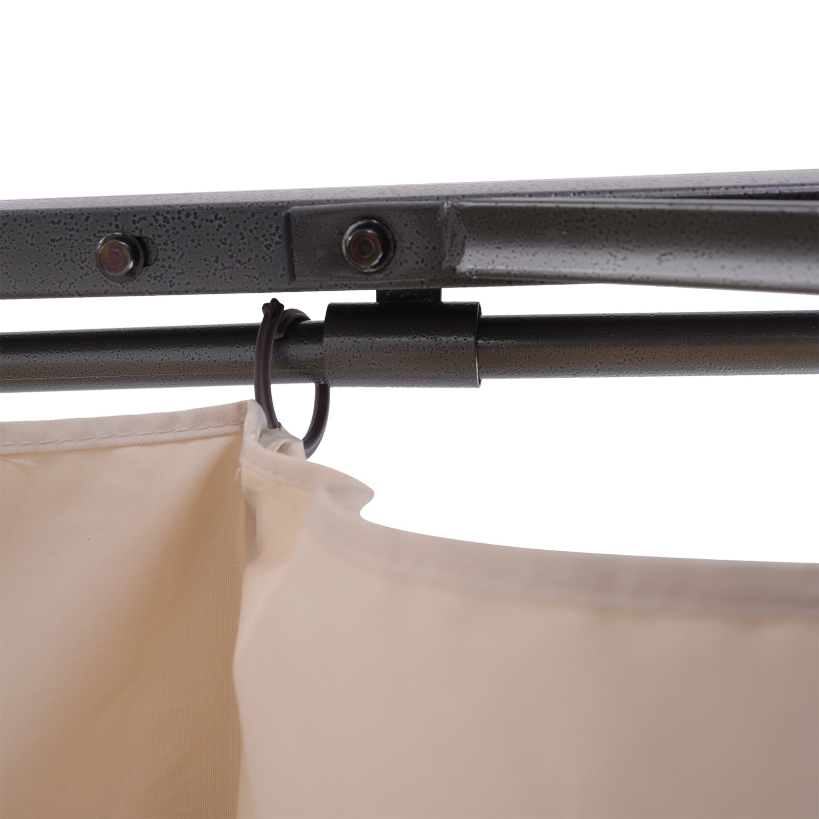 Outsunny 10' Modern Square Outdoor Pergola Gazebo - Retractable Sun Shade for Deck, Lawn & Patio BBQ Shelter