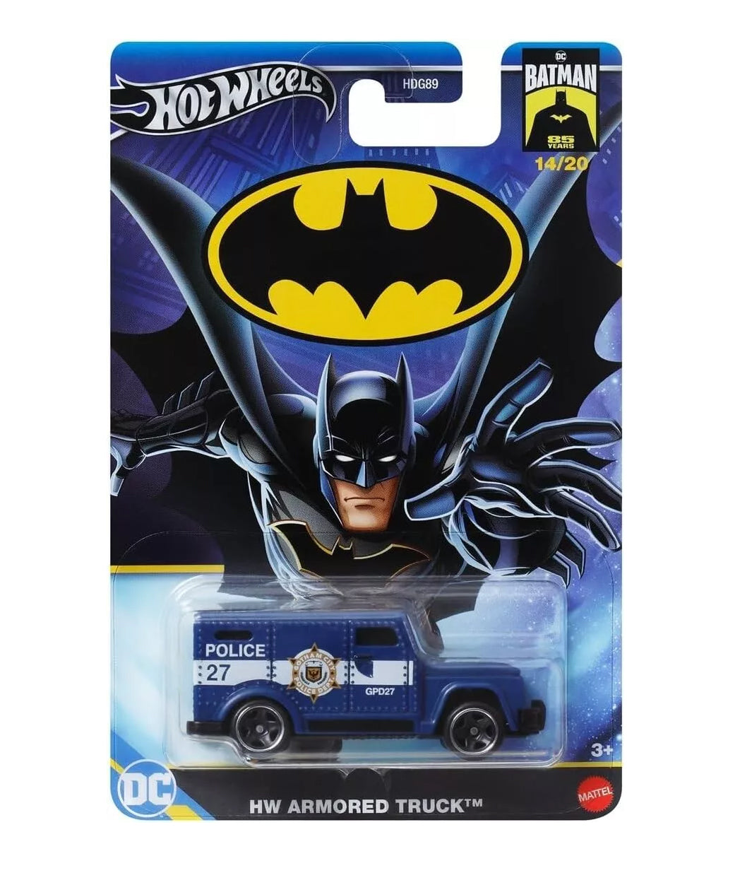 Hot Wheels Die-Cast 1:64 Batman -  NW Armored Truck 14/20