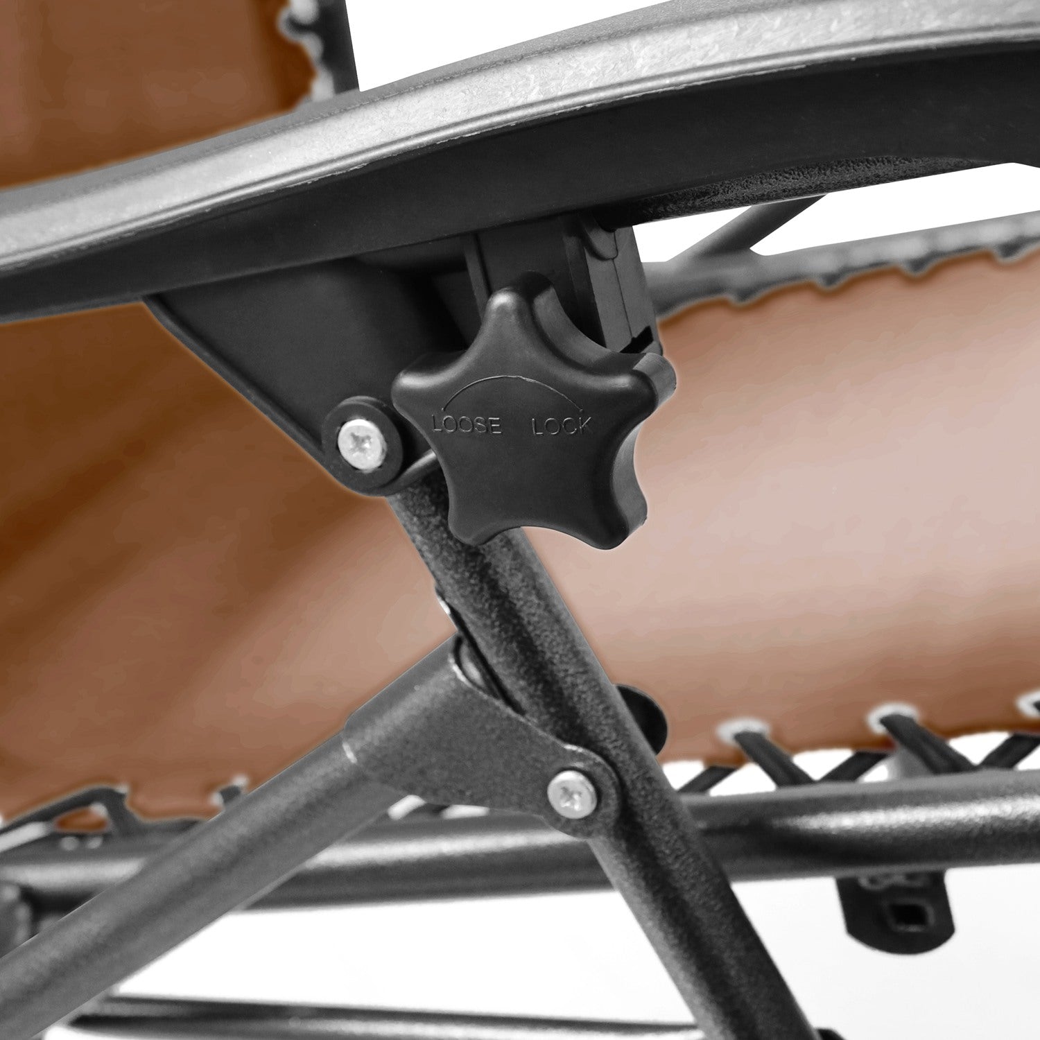 Zero Gravity Lounge Chair 330lbs Load Foldable Recliner Chair w/ Stress Relief Pillow Patio Poolside Beach Lying Chair