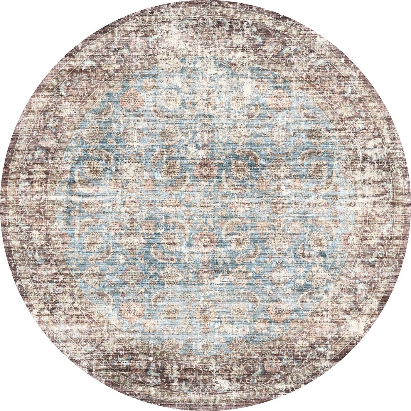 Zariah Brick Lagoon Rug