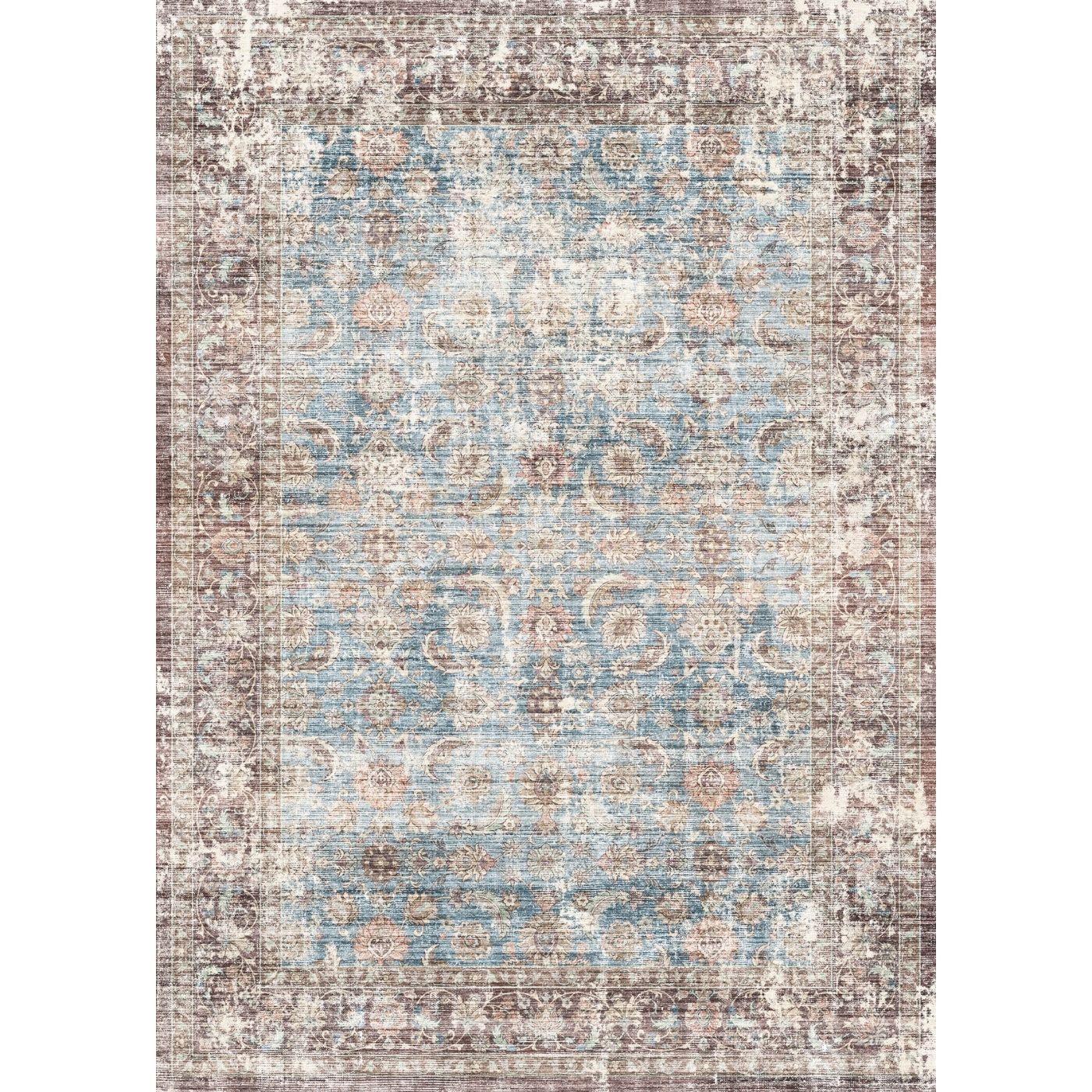 Zariah Brick Lagoon Rug