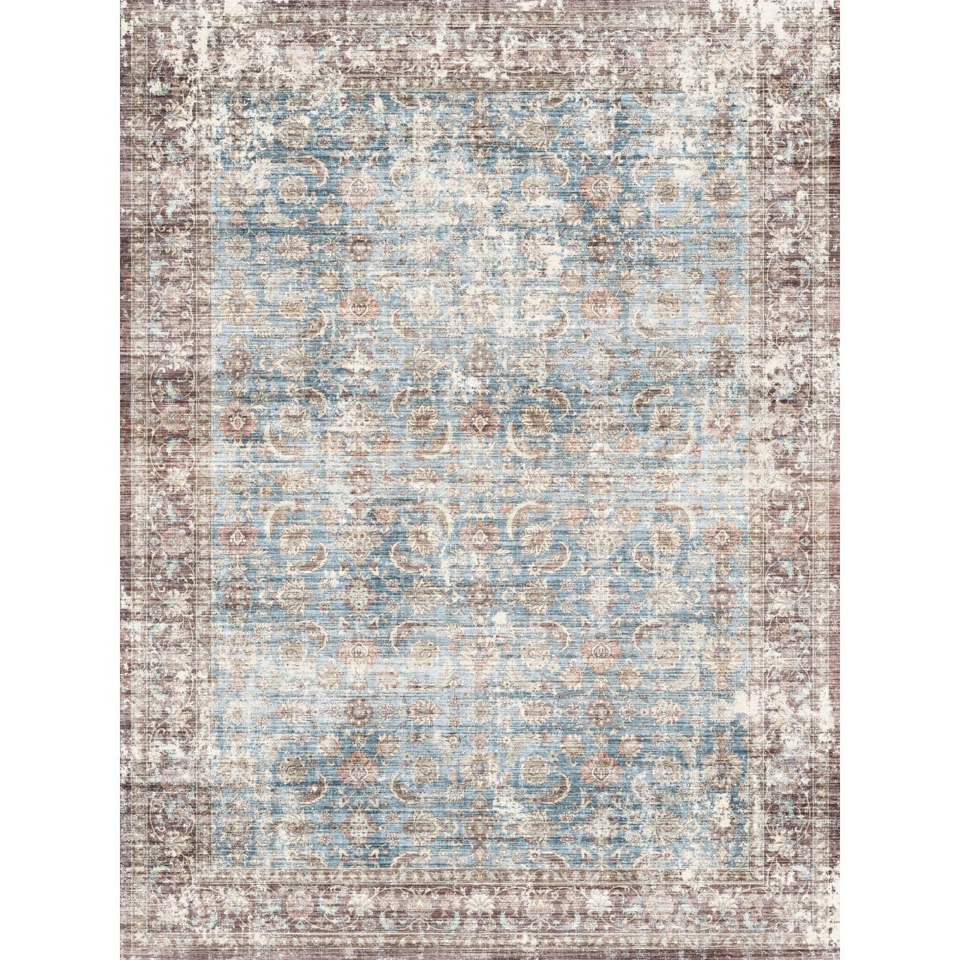 Zariah Brick Lagoon Rug