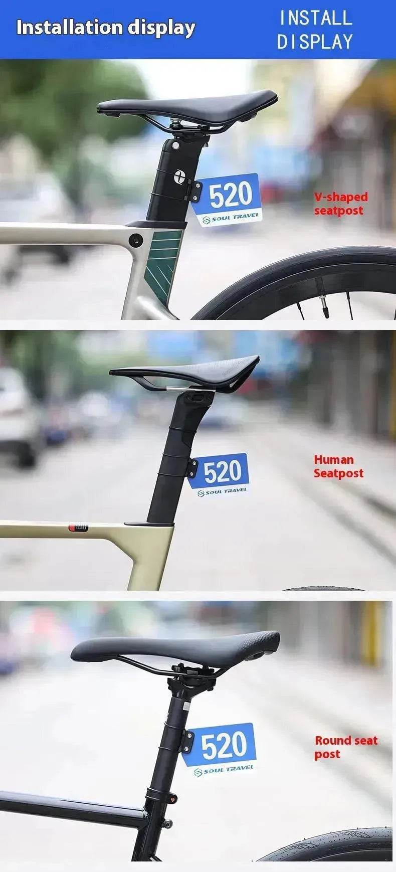 Bicycle Bike Cycling Competition Plate Number