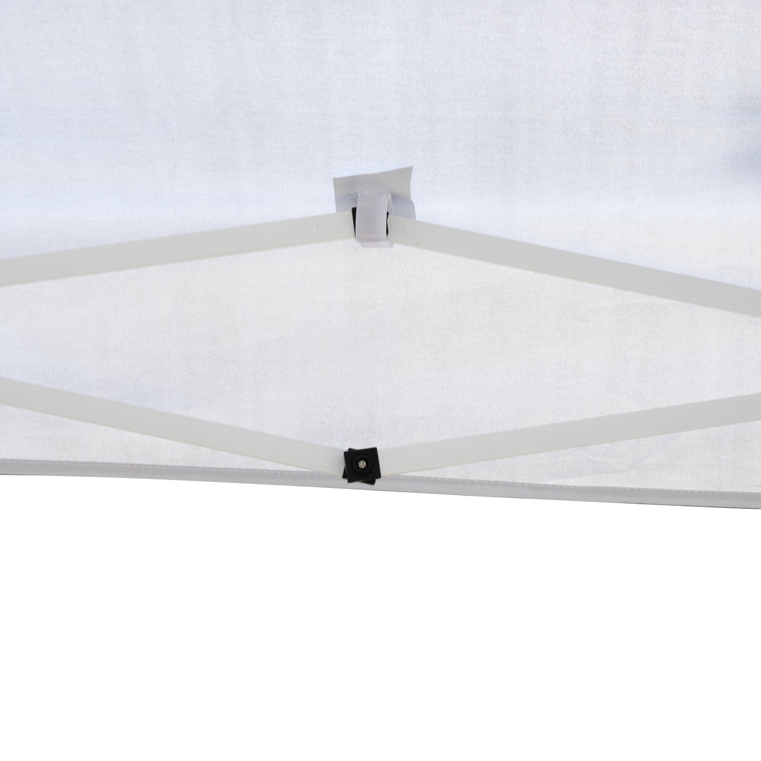 Outsunny Folding Pop Up Tent 10x10ft Outdoor Gazebo Canopy White w Carrying Bag