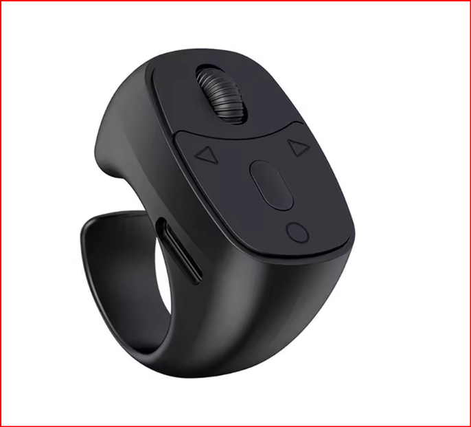 Bluetooth Scrolling Ring Remote Control – Rechargeable Video Scroller & E-Book Page Turner