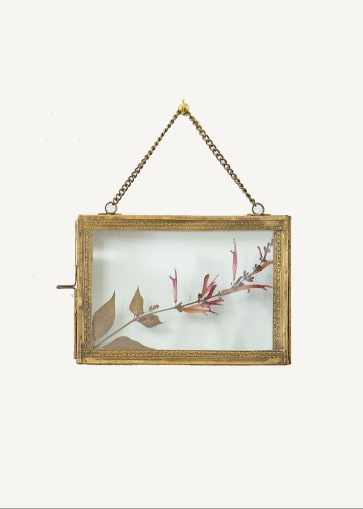 Brass Hanging Photo Frame