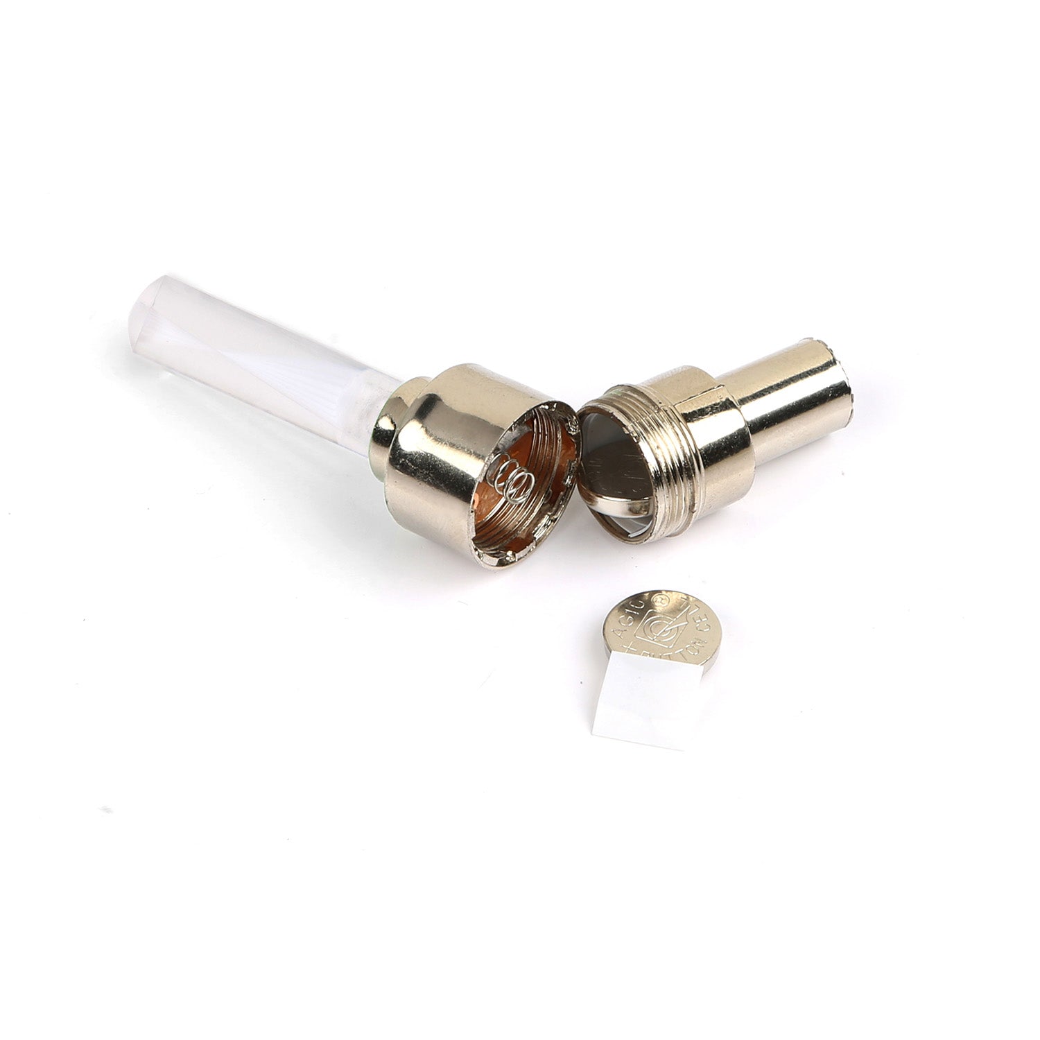 2 LED Tire Valve Caps Light Bike Bicycle Motorcycle Wheel Light Car Tire Valve Lamp w/ Batteries