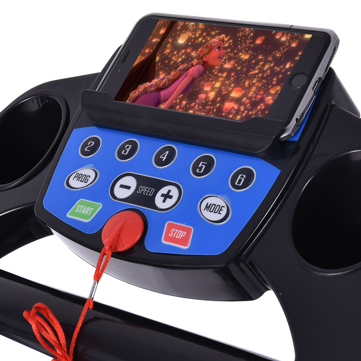 Electric Foldable Treadmill with LCD Display and Heart Rate SensorÂ