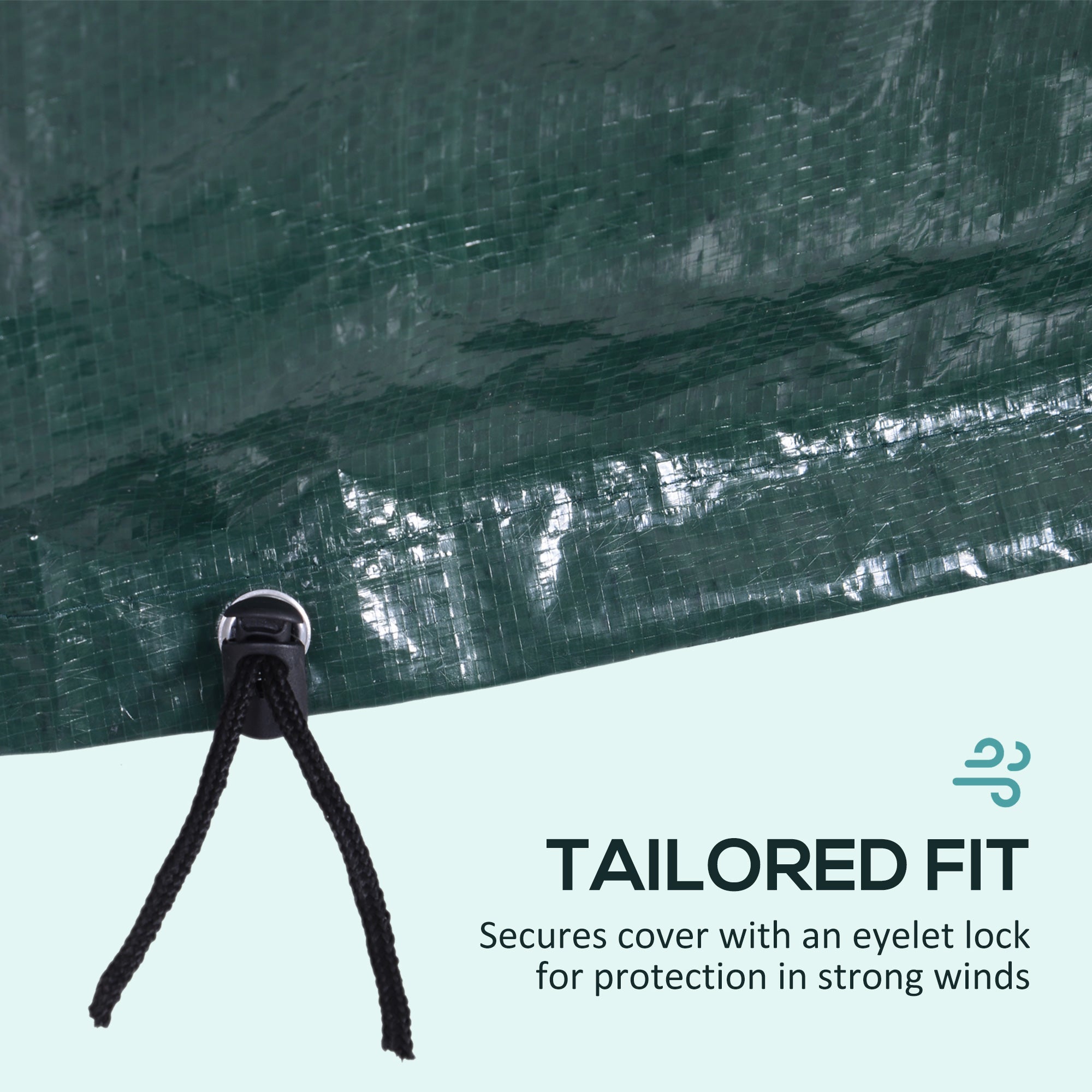 Outsunny Large Patio Furniture Covers Waterproof Anti-UV Garden Set Protector Dark Green 92.5" x 74.8" D x 35.4"