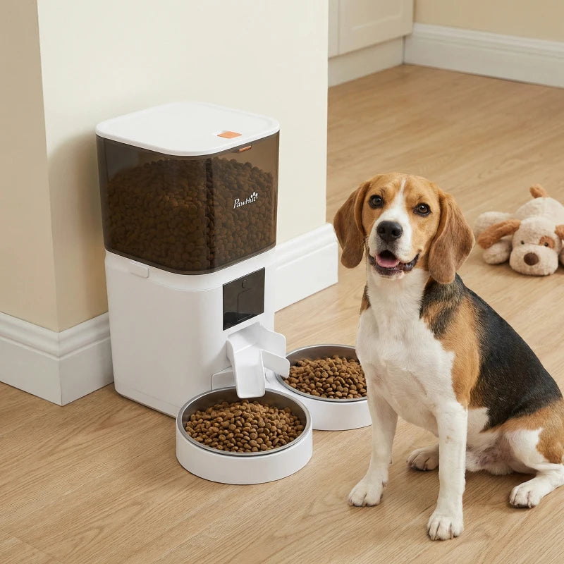 Automatic Cat Feeder with App Control Smart Cat Food Dispenser 10s Voice Recorder 6L