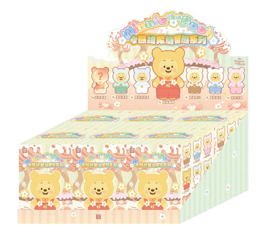 TOP TOY x Disney Winnie The Pooh Candy Bear Series Plush Figure (Blind Box)