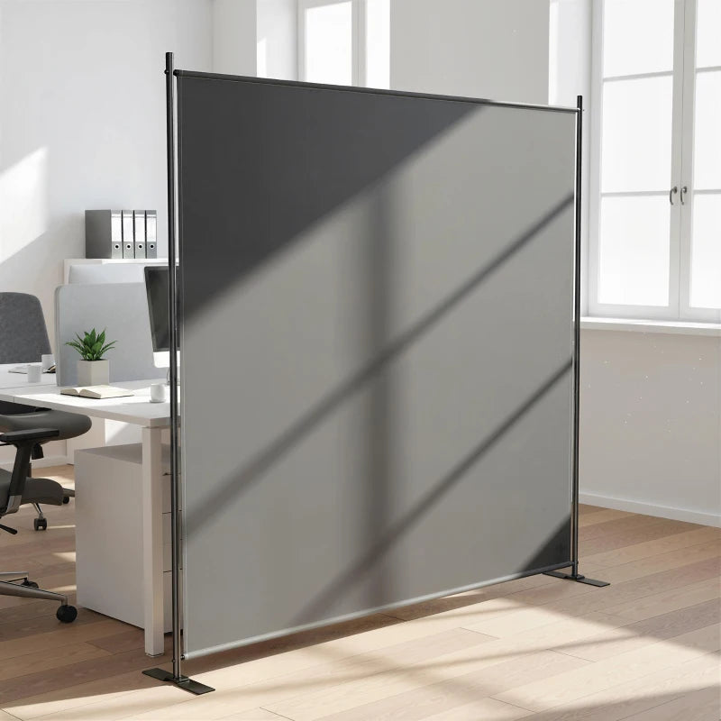 Outdoor Freestanding Outdoor Privacy Screen, Privacy Panel, 70.9" x 70.9", Dark Grey