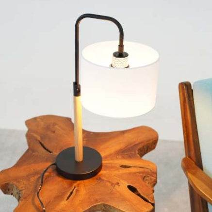 New Design Small Modern Stylish Desk Lamp In Stock In The United States,Easy To Install For Bedside Table Lamp, Night Light, Study Lamp, Arcus Paniz Simple Table Lamp With Cylinder Shade 110V