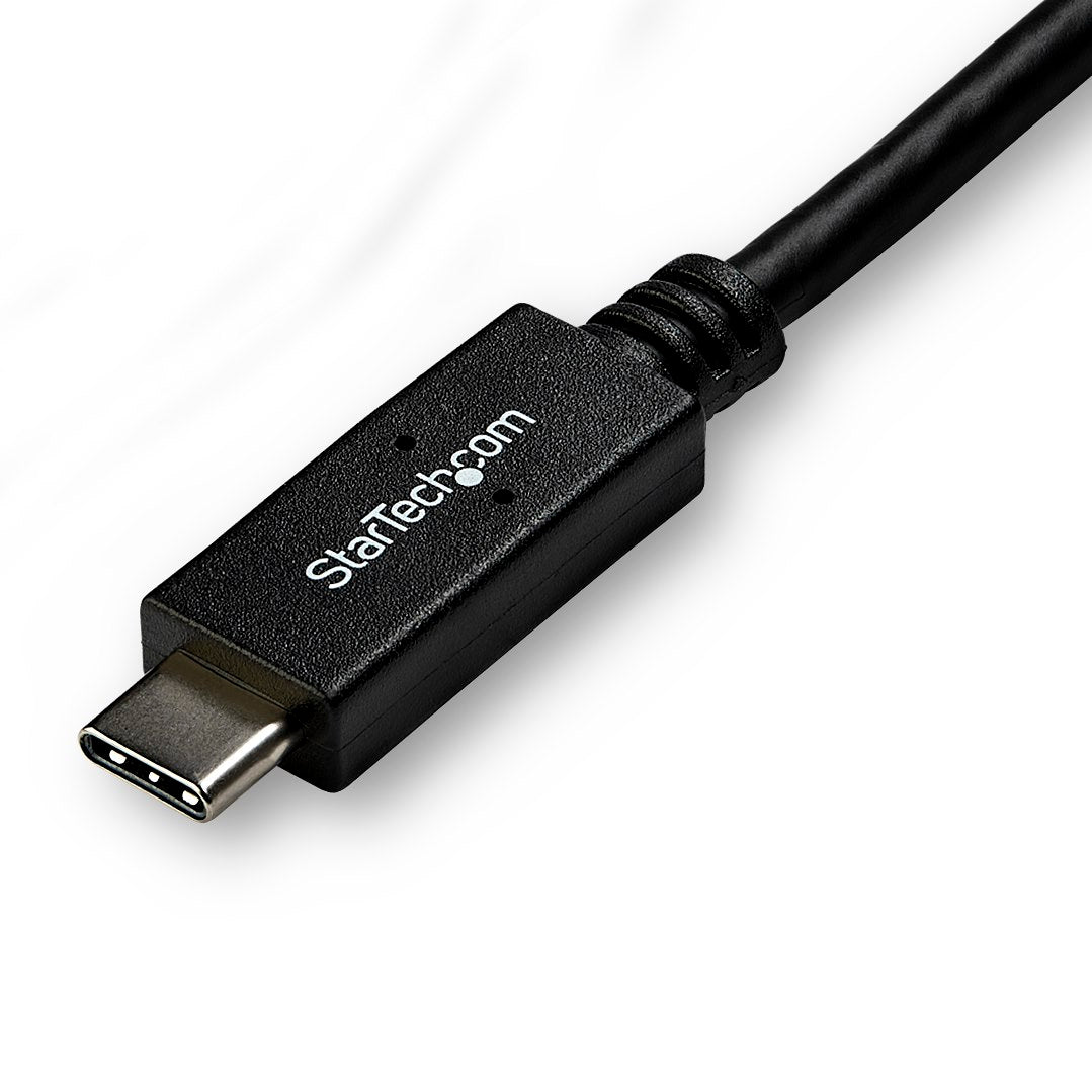 10ft (3m) USB C to DVI Cable - 1080p (Single Link) USB Type-C (DP Alt Mode HBR2) to DVI-Digital Video Adapter Cable - Works with Thunderbolt - Laptop to DVI Monitor/Display