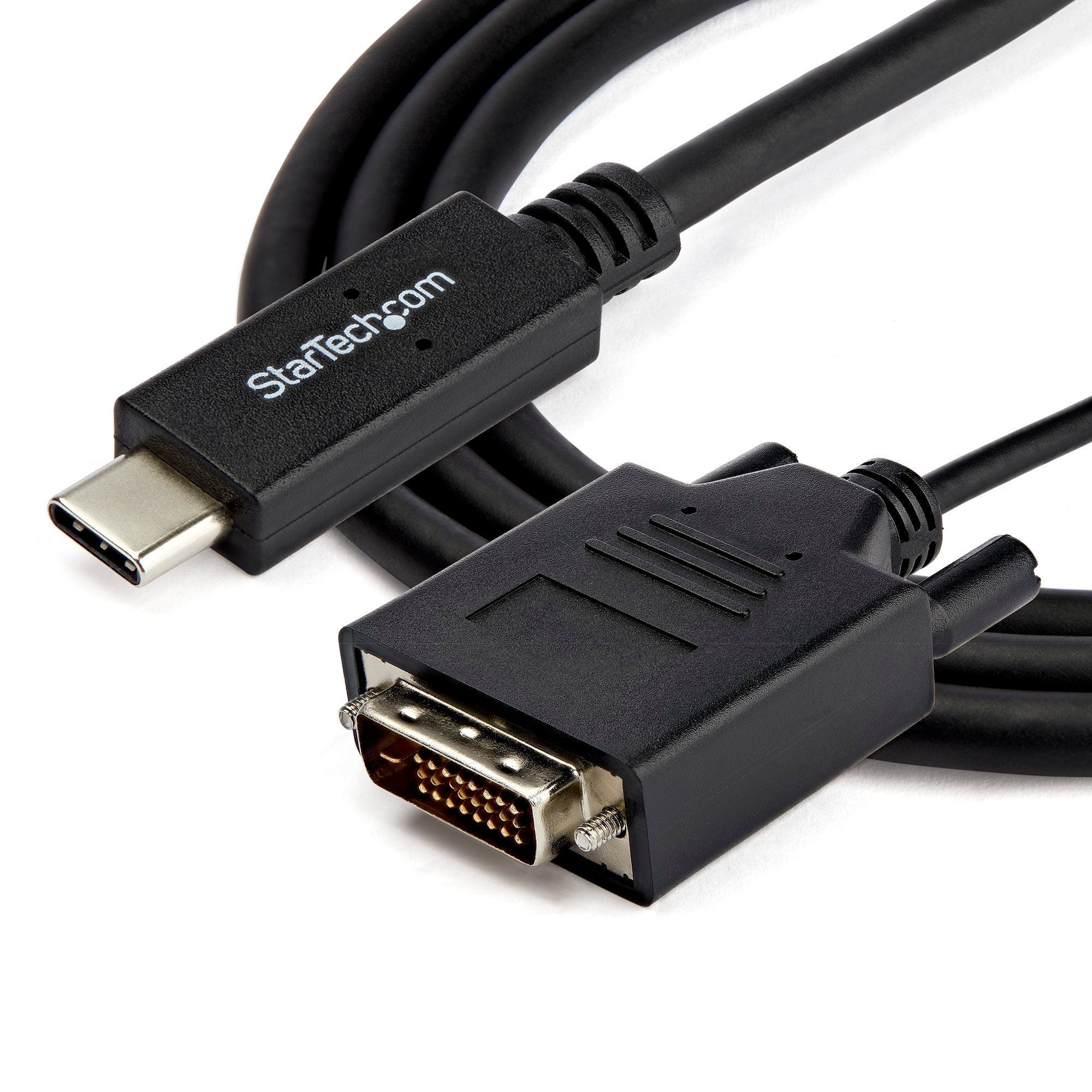 6.6 ft (2m) USB-C to DVI Cable - 1920 x 1200 - Black