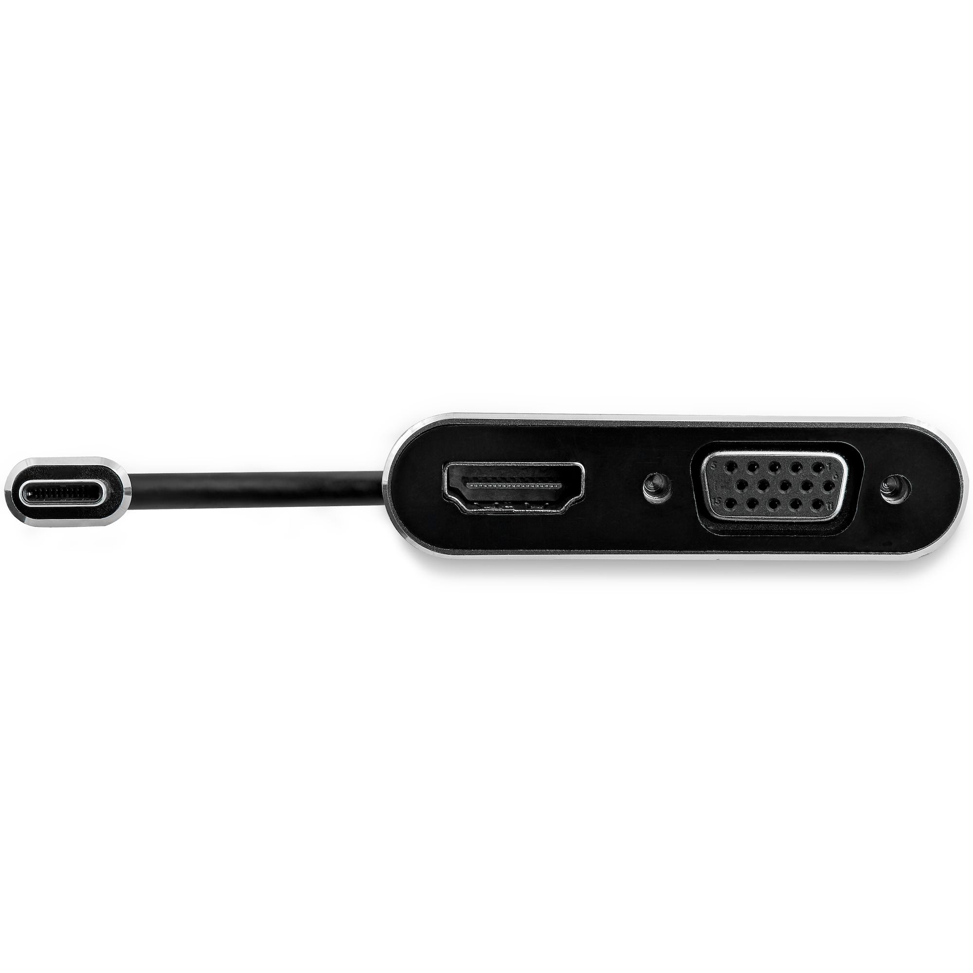 USB-C to VGA and HDMI Adapter - 2-in-1 - 4K 30Hz - Space Grey