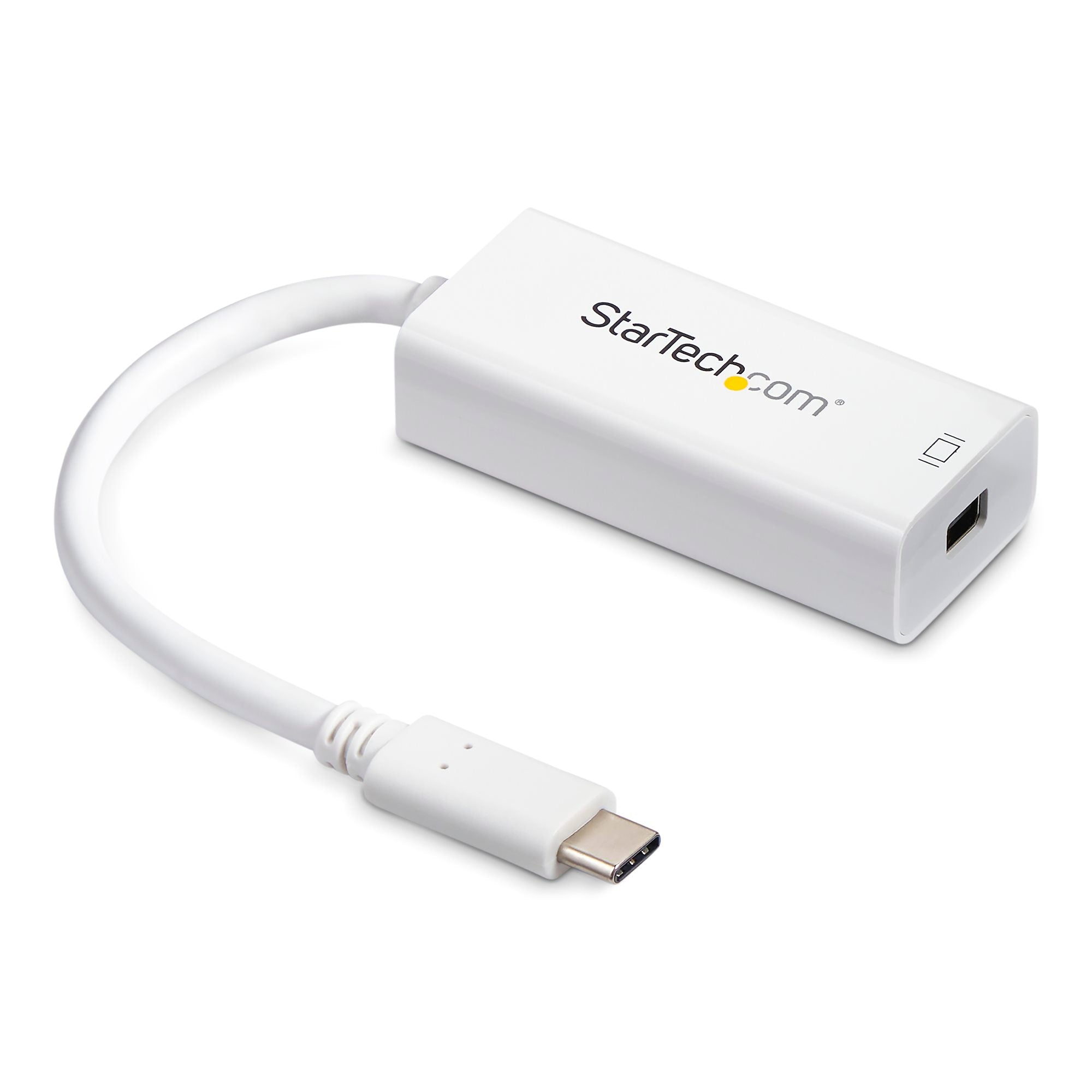 USB-C to Mini DisplayPort Adapter - 4K 60Hz - White - USB 3.1 Type-C to Mini DP Adapter - Upgraded Version is CDP2MDPEC