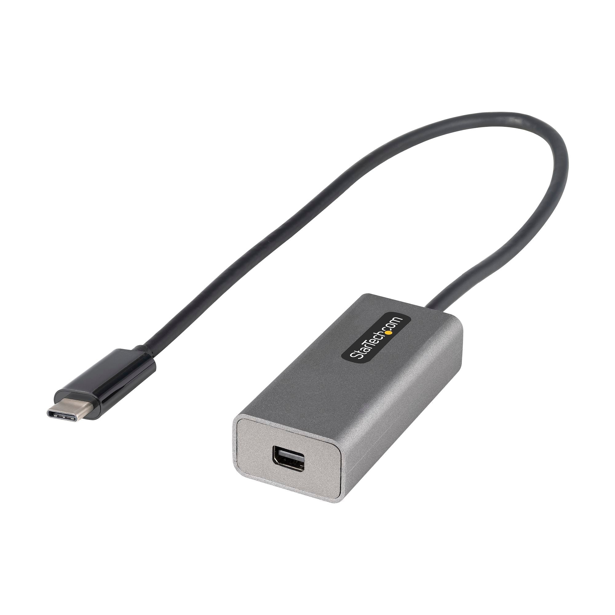 USB C to Mini DisplayPort Adapter - 4K 60Hz USB-C to mDP Adapter Dongle - USB Type-C to Mini DP Monitor - Video Converter - Works w/Thunderbolt 3-12" Long Attached Cable - Upgraded Version of CDP2MDP