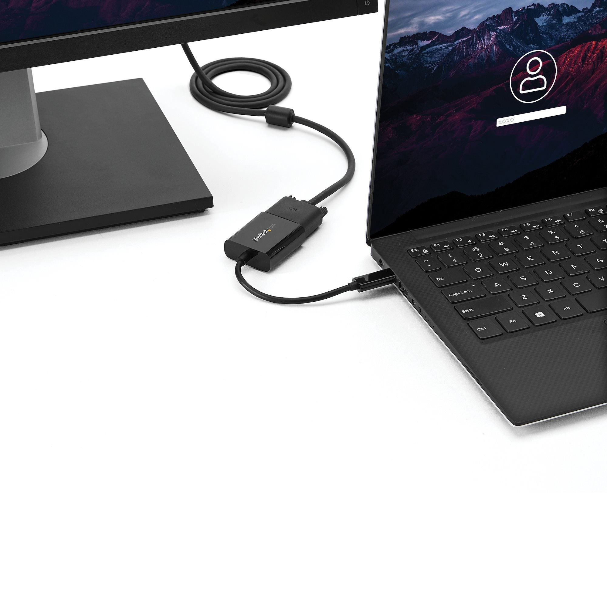 USB-C to VGA Adapter - Black - 1080p - Video Converter For Your MacBook Pro - USB C to VGA Display Dongle - Upgraded Version is CDP2VGAEC