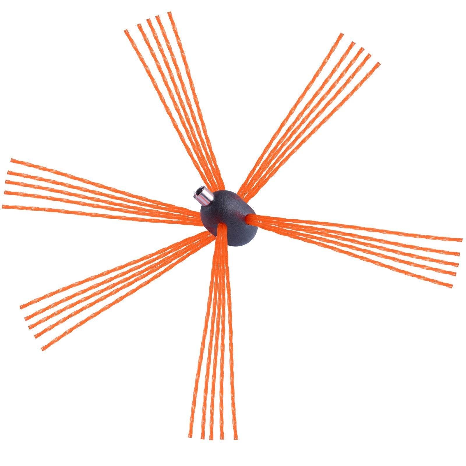 30 Feet Chimney Sweep Kit, W 9 Reinforced Nylon Flexible Rods, Ergonomic Chimney Cleaning Brush, 360-Degree Brush Chimney Cleaner, Rich Accessories For Fireplace Flue Home Use Fits Most Pipes