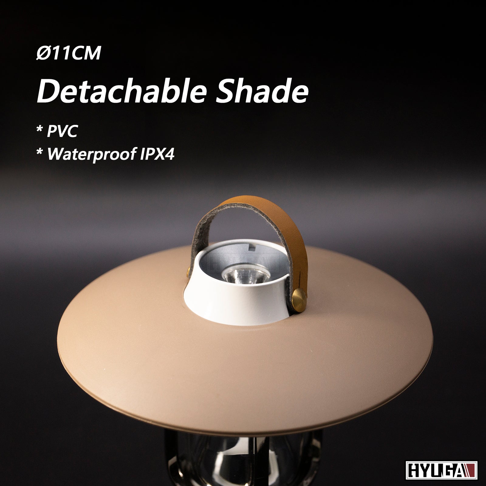 L-99 LED Mini Camping Lantern IPX4, Type-C Rechargeable Lamp, 5 Modes, Emergency Flashlight, Decoration, Outdoor Portable Light HYUGA (White)