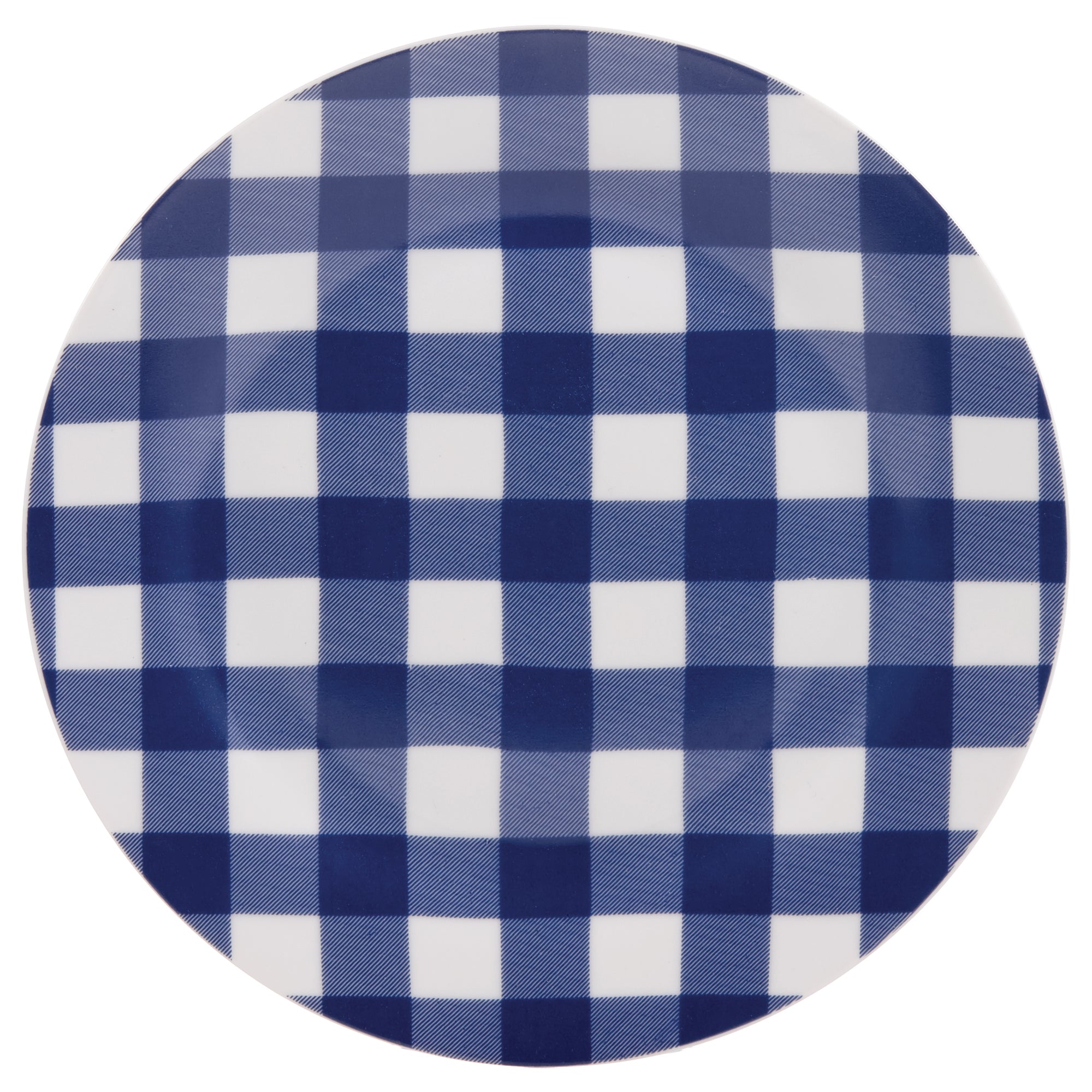 Dinnerware Set 12 Piece Rustic Cottage Navy/White, Service for 4